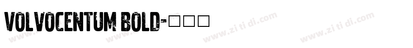 VolvoCentum Bold字体转换